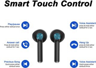 Auriculares Bluetooth, auriculares Bluetooth con m