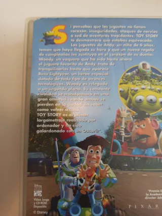 Toy Story Película VHS Español