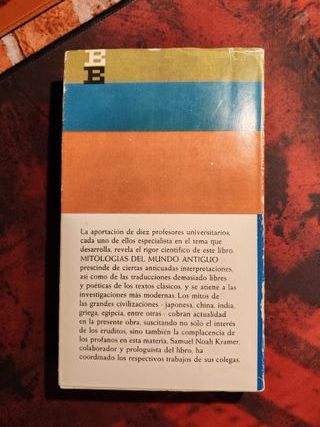 Mitologías del Mundo Antiguo Libro 1965 S. Kramer