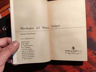 Mitologías del Mundo Antiguo Libro 1965 S. Kramer