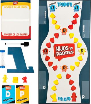 Spin Master Games - Juego DE Mesa Hijos contra Pad