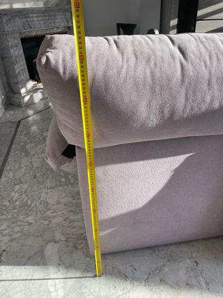 2 Sofás Grises de Tela 2 Plazas