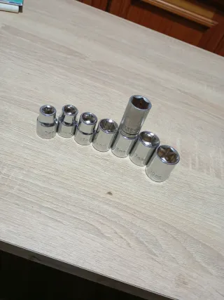 Juego de vasos de 10mm a 19mm