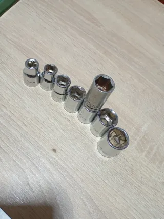 Juego de vasos de 10mm a 19mm