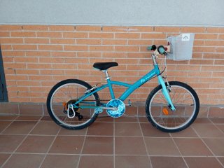 Bicicleta Btwin 20 Azul con marchas
