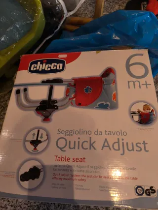 Trona Chicco Quick Adjust Mesa Bebé