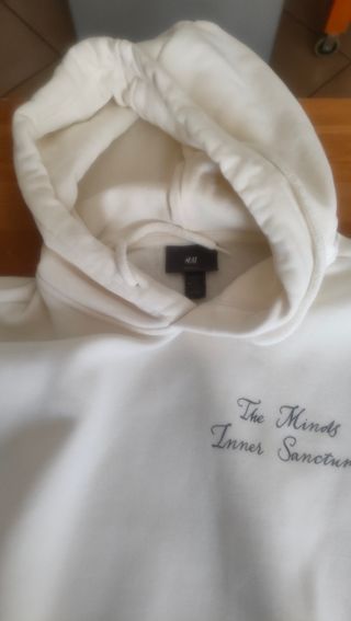 Felpa H&M bianca con scritta