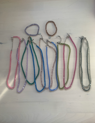 Lote collares y pulseras bisutería