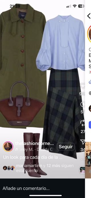 Falda Lloyds cuadros asimétrica nueva