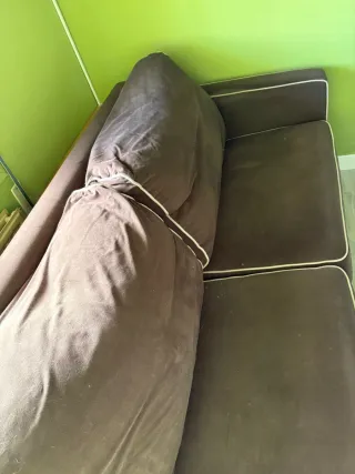 Sofá Cama Marrón Chocolate 2 Plazas