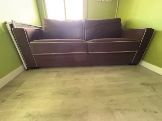 Sofá Cama Marrón Chocolate 2 Plazas