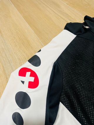 Chaqueta Ciclismo Cortavientos XL Negra/Blanca