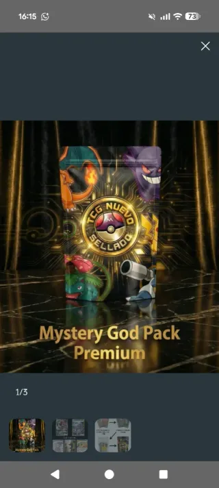 Mystery God Pack Premium TCG Nuevo Sellado SAMUEL