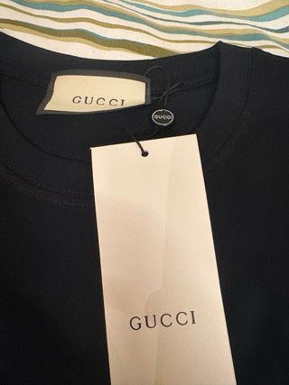 Maglietta Gucci Nera con Logo