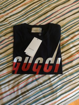 Maglietta Gucci Nera con Logo