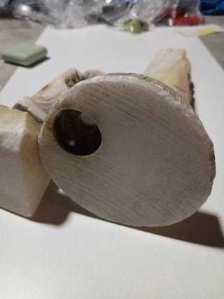 2 Figuras Vintage Mármol Ancianos Sabios