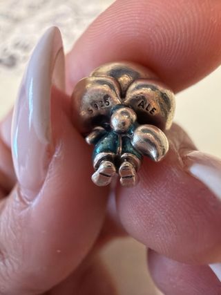 Charms Disney Jasmine Plata y Teal