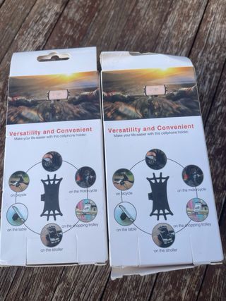 2 Soportes nuevos Móvil Bicicleta Universal