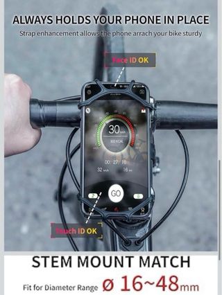 2 Soportes nuevos Móvil Bicicleta Universal