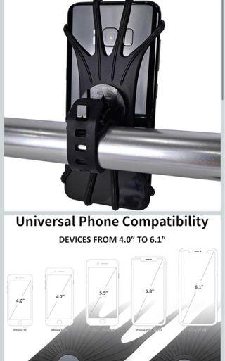 2 Soportes nuevos Móvil Bicicleta Universal