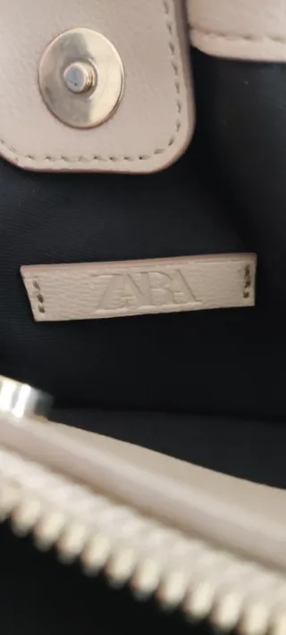Bolso Zara beige