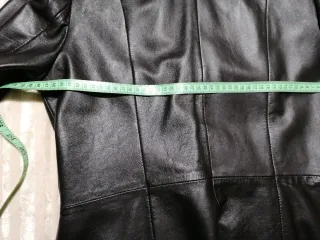 Chaqueta de cuero F & Co Mujer Negra