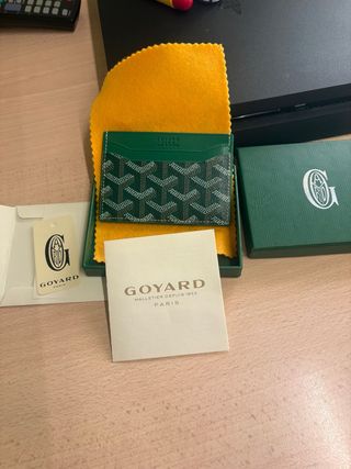 Portacarte Goyard Verde