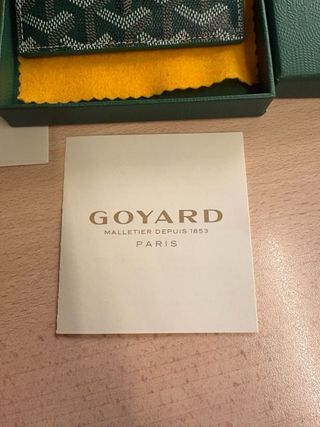 Portacarte Goyard Verde