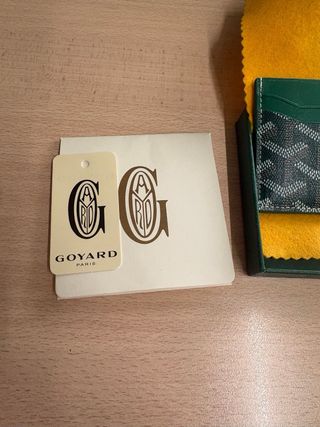 Portacarte Goyard Verde
