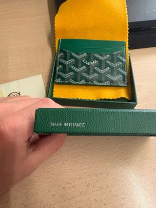 Portacarte Goyard Verde
