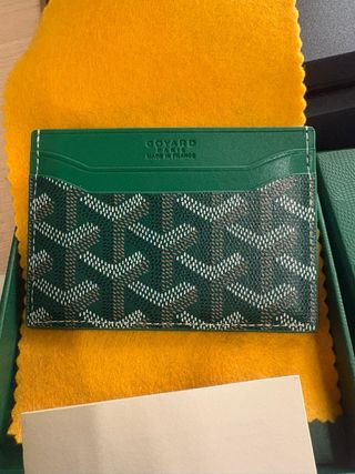 Portacarte Goyard Verde