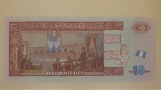 Billete 10 Quetzales Guatemala Banco de Guatemala