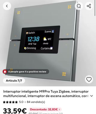 Domótica Interruptores Luz