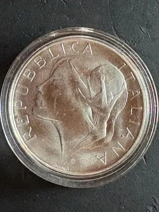 Moneta Argento Campionato Mondiale Calcio 1990