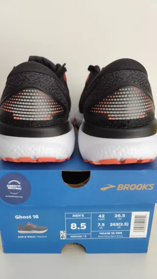 Zapatillas Brooks Ghost 16 Negras