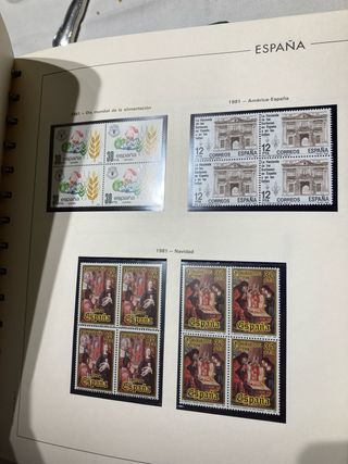 Sellos España 1980-2004. 4 colecciones completas