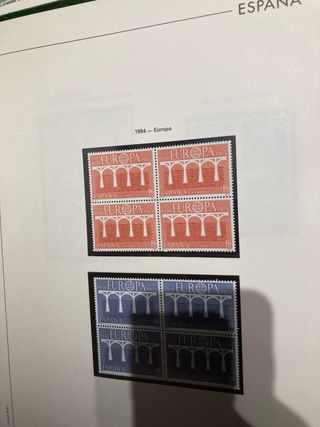 Sellos España 1980-2004. 4 colecciones completas