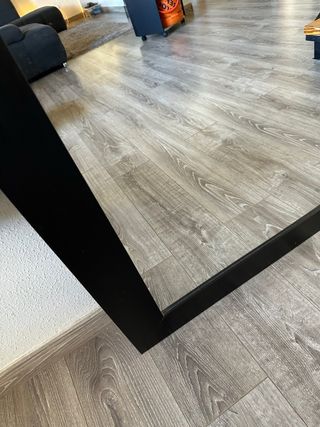 Espejo de pared moderno marco negro