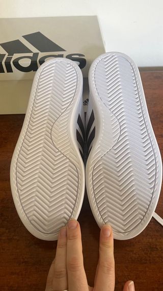 Sneakers Adidas bianche e marroni taglia 41 1/3