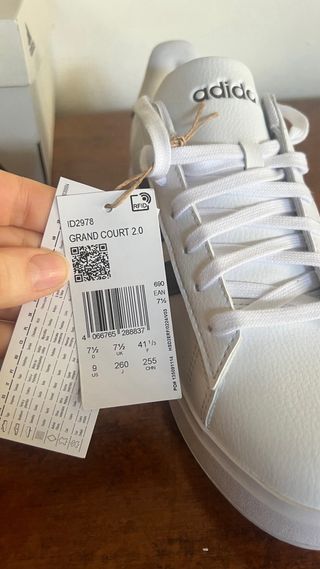 Sneakers Adidas bianche e marroni taglia 41 1/3