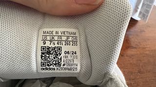 Sneakers Adidas bianche e marroni taglia 41 1/3