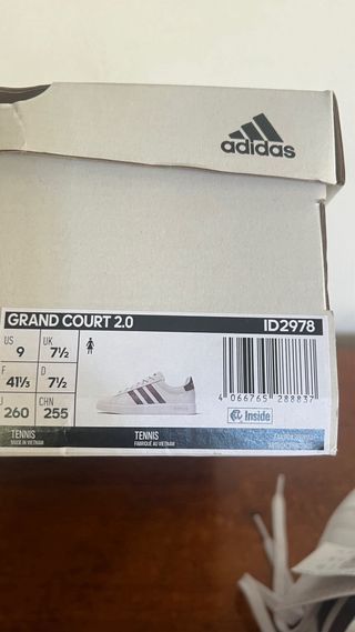 Sneakers Adidas bianche e marroni taglia 41 1/3