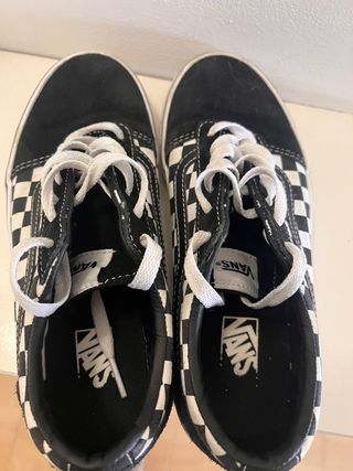 Zapatillas Vans Checkerboard Negras