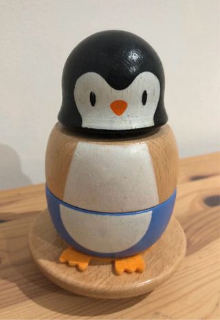 Torre apilable de madera para bebé / Pack de 2