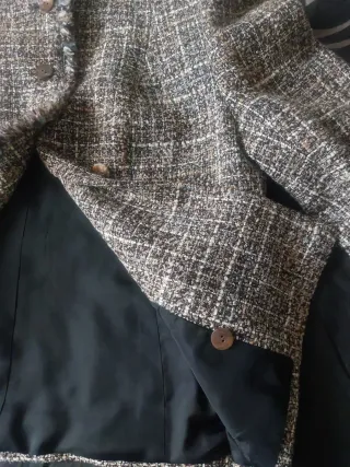 Traje Tipo Chanel T-50 Anna t. Gris