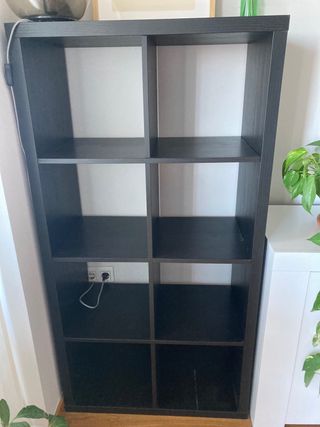Estantería Kallax Ikea Negra