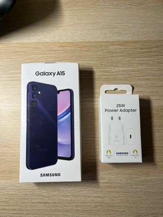 Samsung Galaxy A15 Azul+ Cargador 25W NEGOCIABLE