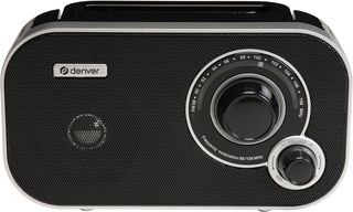 Denver TR-51 UKW-Radio mit analogem Tuning, Schwar