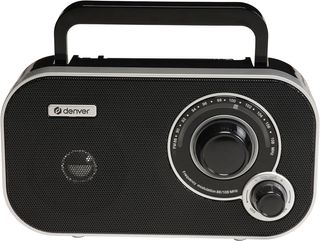 Denver TR-51 UKW-Radio mit analogem Tuning, Schwar