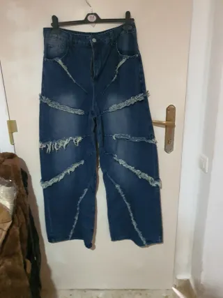 Pantalón vaquero ancho T M